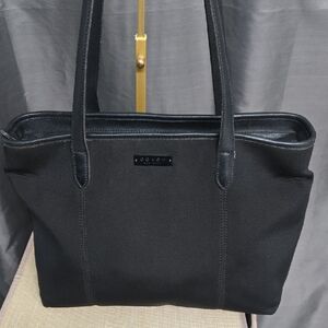 Vintage Classic Black Tote Bag EUC
